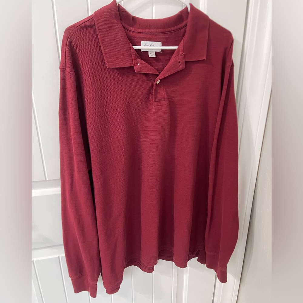 Goodfellow & Co Men's Red Polo Shirt
